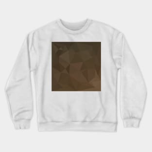 Blast Off Bronze Abstract Low Polygon Background Crewneck Sweatshirt